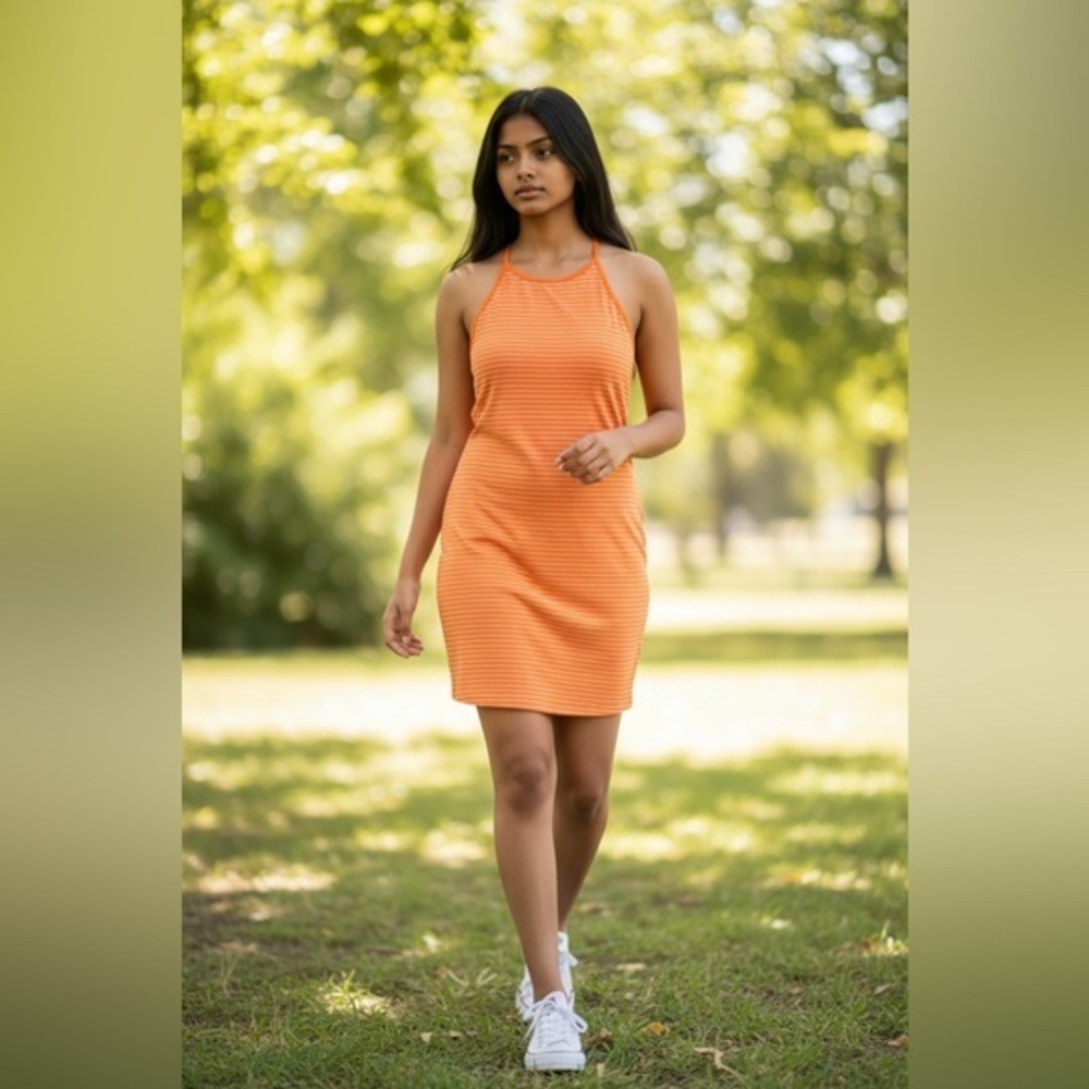 Vintage Esprit Orange Sundress